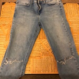 Forever 21 knee ripped jeans
